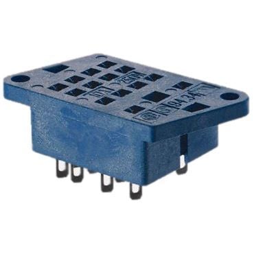 94.33 SMA 55.33 Röle için Panel Montaj Soket; 094.51 Metal Kilit (Clips)