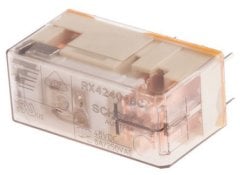 Schrack Rt 424012C 012DC 2k 8a Pcb Röle Şeffaf