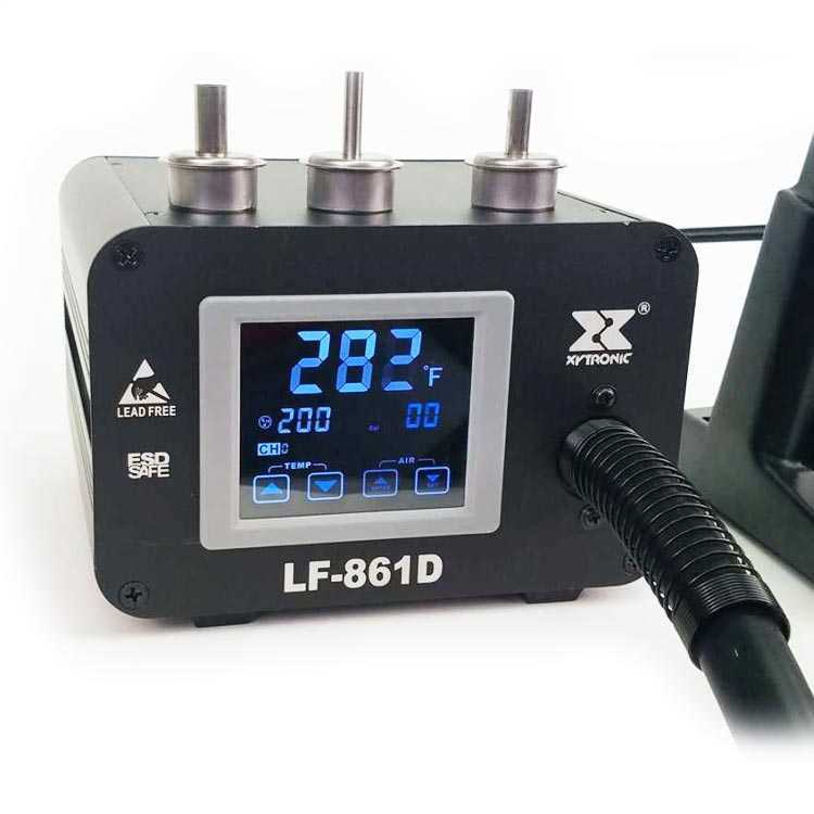 Xytronic LF861-D Dijital Isı Ayarlı Sıcak Hava Üflemeli Lehim İstasyonu