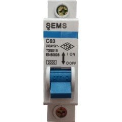 ŞEMS C63A EN60898 230/400V 63A 1 Fazlı Sigorta