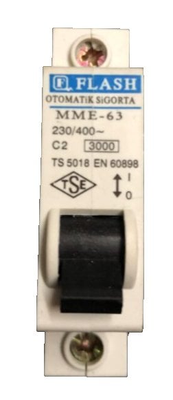 FLASH MME-63 C50A 230/400V 50A 1 Fazlı Sigorta