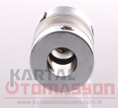 8-8mm Delik, 22mm Gövde Çaplı, 33mmm Uzunlukta Çelik Kaplin