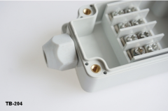 TB-204 80x50x25 mm Rakorlu IP-67 Bağlantı Kutusu