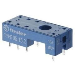 95.15.2 SMA 40.51/40.52/40.61/44.52/44.62 Röleler için PCB Soket (Mavi); 095.51 Metal Kilit (Clips)