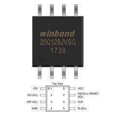 W25Q128JVSIQ Winbond 128M-bit 64M-bit Seri Flash