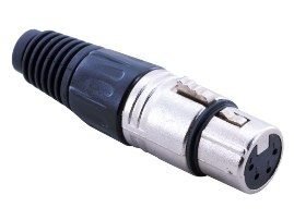 4 Pin XLR Dişi Konnektör NxTip