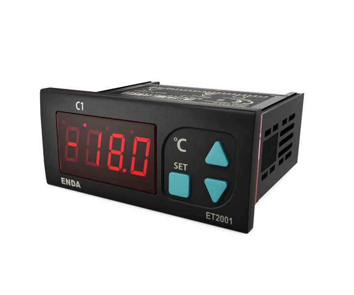 ET2001-J-230VAC-8A  Fe-Cunni(J) Sıcaklık Kontrol Cihazı