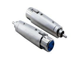 3 Pin XLR Dişi RCA Erkek Konnektör