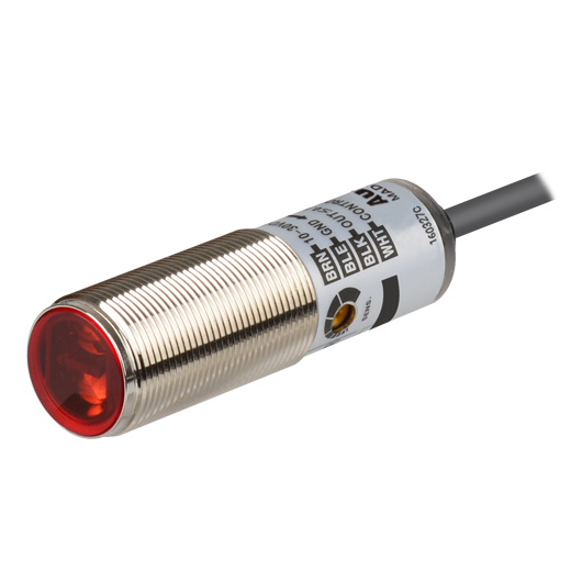 BRQM400-DDTA-C 400mm 12-24VDC NPN M18 Cisimden Yansımalı Fotosel