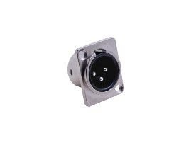 3 Pin XLR Erkek Şase Konnektör Nx Tip