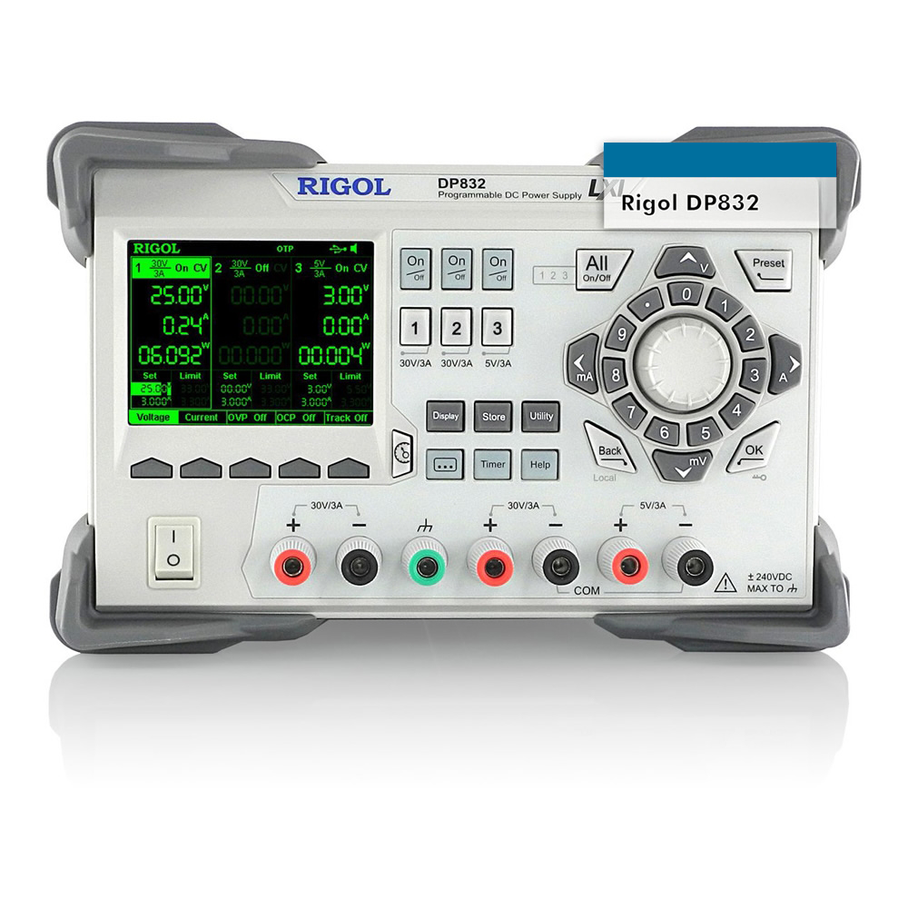 Rigol DP832 195W 3 Çıkışlı Güç Kaynağı
