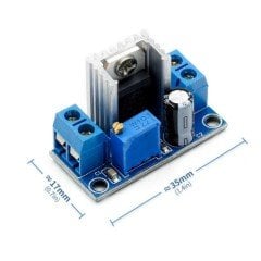 LM317 Ayarlı Voltaj Güç Kaynağı Modülü