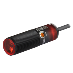 BRQP100-DDTA 100mm 12-24VDC NPN M18 Cisimden Yansımalı Fotosel