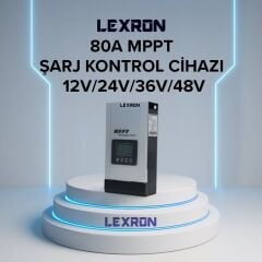 LEXRON 80A MPPT Şarj Kontrol Cihazı