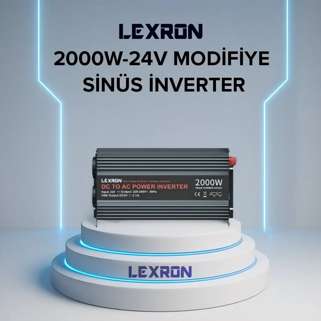 LEXRON 2000W 24V Modifiye Sinüs İnverter