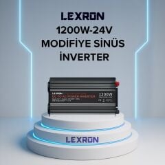 LEXRON 1200W 24V Modifiye Sinüs İnverter
