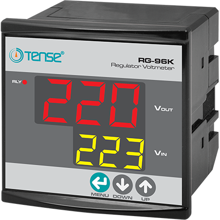 RG-96K Servo Regülatör Kontrol Cihazı – Gerilim Korumalı Giriş/Çıkış Voltmetre ve Servo Motor Kontrol Ünitesi