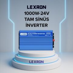 LEXRON 1000W 24V Tam Sinüs İnverter – Profesyonel Güç İnverteri
