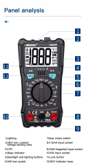 Mestek DM-90E Dijital Multimetre