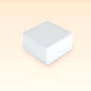 35x35x20mm El Tipi Kutu Açık Gri