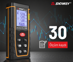 SNDWAY SW-T100 100m Lazermetre | Su Terazili Lazer Mesafe Ölçer
