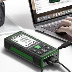 SNDWAY SW-150GQ 150m Kameralı Yeşil Lazermetre | Şarjlı IP68 Lazer Mesafe Ölçer