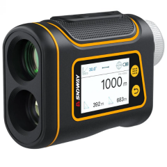 SNDWAY SW-1000C 1000m Ekranlı Teleskop Lazermetre | Hız, Açı Ölçer, Şarjlı