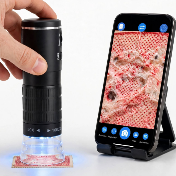 SmartScope 4K Kablosuz Dijital Saha Mikroskobu 1000X