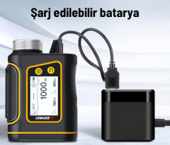 SNDWAY SW-1000C 1000m Ekranlı Teleskop Lazermetre | Hız, Açı Ölçer, Şarjlı