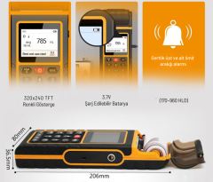 SNDWAY SW-6230 Yazıcılı Leeb Sertlik Ölçer | Taşınabilir Profesyonel Sertlik Test Cihazı