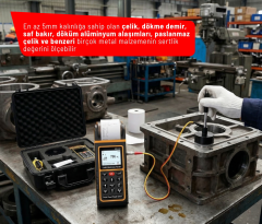 SNDWAY SW-6230 Yazıcılı Leeb Sertlik Ölçer | Taşınabilir Profesyonel Sertlik Test Cihazı