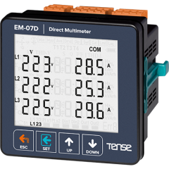 EM-07D Haberleşmeli Multimetre – 71.5×61.5 Cam Grafik LCD Ekranlı Setli Direkt Multimetre (250A)