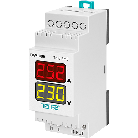 DAV-300 Direct Ampermetre ve Voltmetre – 2×3 Hane LED Display Ekranlı Akım ve Gerilim Ölçüm Cihazı