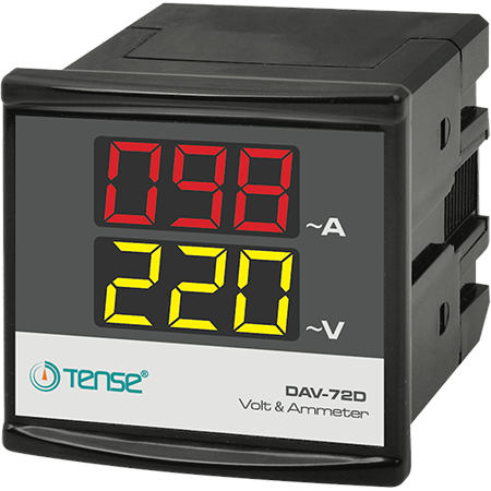 DAV-72D Direct Ampermetre ve Voltmetre – 2×3 Hane LED Display Ekranlı Akım ve Gerilim Ölçüm Cihazı