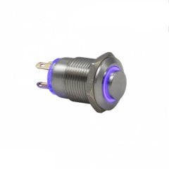12mm Metal LED'li Yaylı Buton