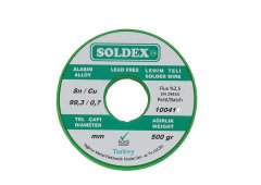 Sn99,3 Cu 0,7 1,20mm 500Gr Kurşunsuz Lehim Teli