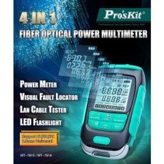 Proskit MT-7615 Fiber Optik Kesme Lan Kablosu Test Cihazı