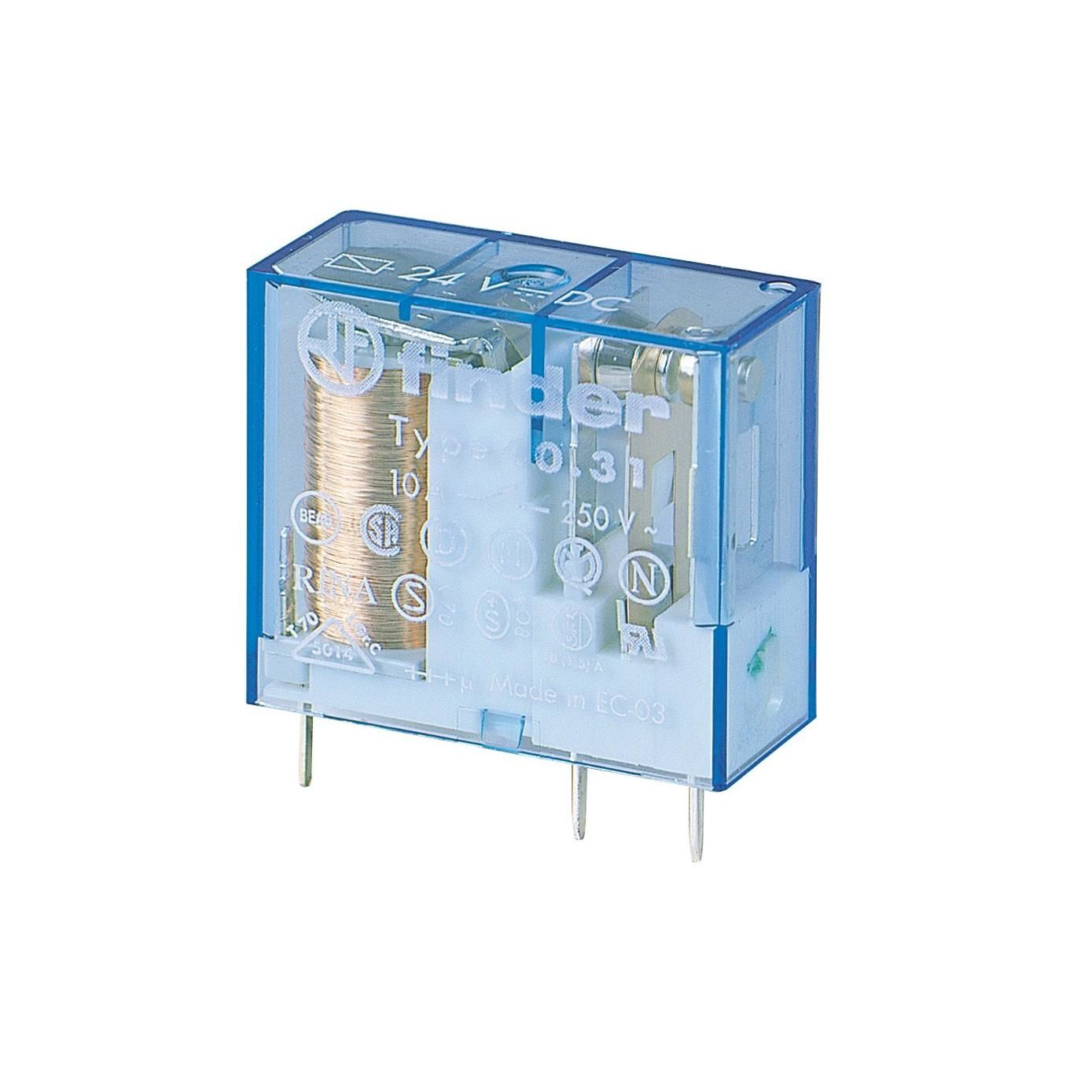 Finder 40.31.9.012.0000 Serisi 1CO 10A 12V DC Minyatür Pcb Röle
