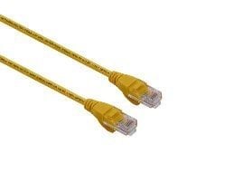 CAT6 UTP Patch Kablo 1 Mt Sarı