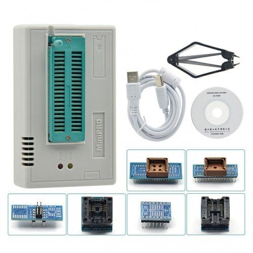TL866A Universal USB ICSP Programlayıcı + Adaptörler