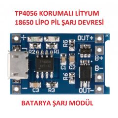 TP4056 Modül Micro Usb