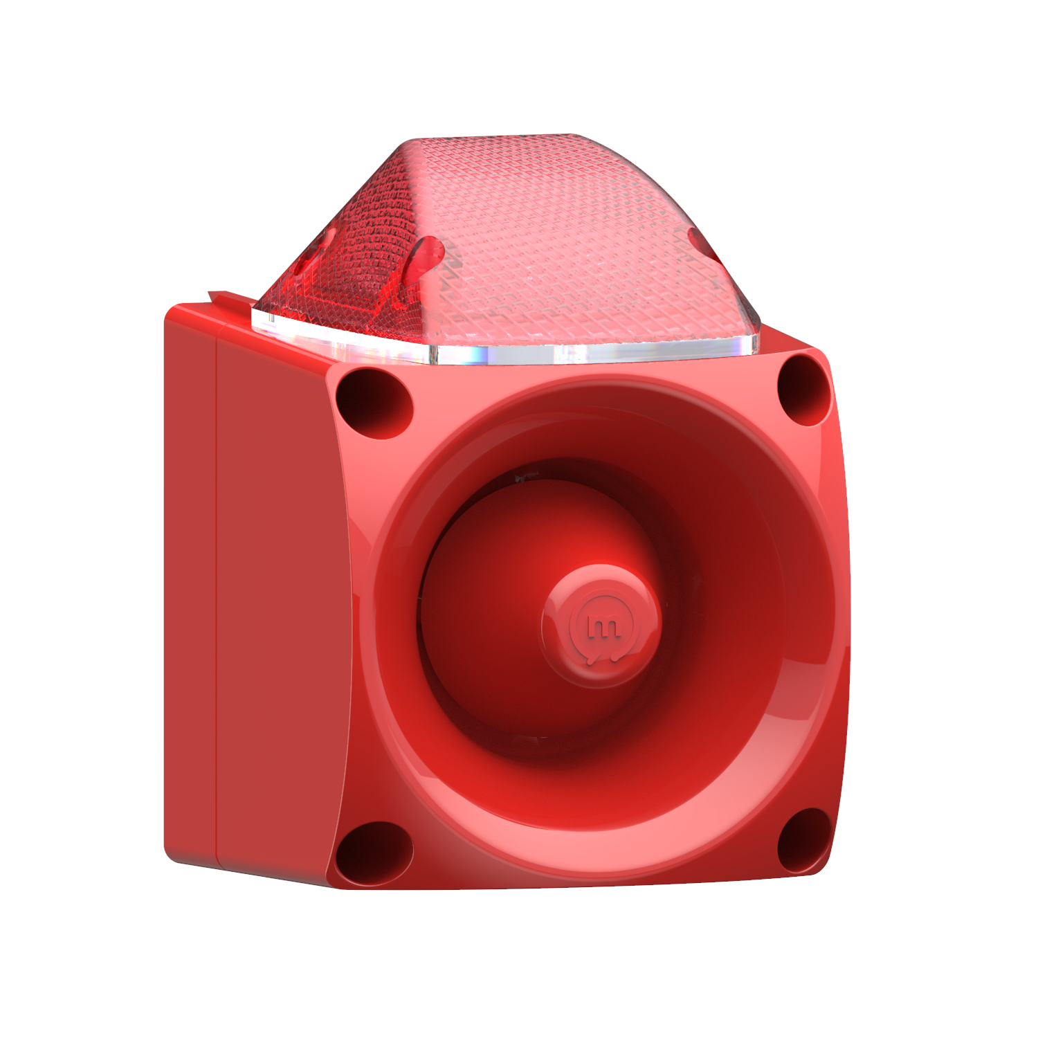 ENDÜSTRİYEL LED USB MP3 ÖZELLİKLİ SİREN KIRMIZI GÖVDE MS 3051.1.10.12-30VDC