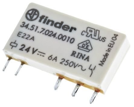 34.51.7.024.0010 Serisi Ultra İnce Pcb Röle