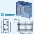 40.51.9.024.0000 Serisi 24V DC Minyatür Pcb Röle