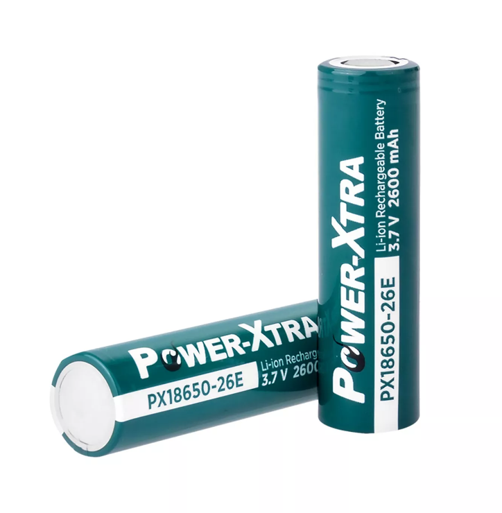 Power-Xtra PX18650-26E - 3.7V 2600 Mah Li-ion Şarjlı Pil - 3C