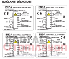 ET4420 230VAC PID Dijital Termostat 48x48mm