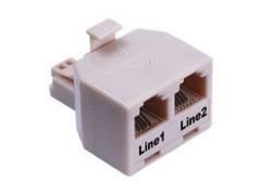 6P 4C Line1 Line2 Telefon Adaptörü 10 Adet
