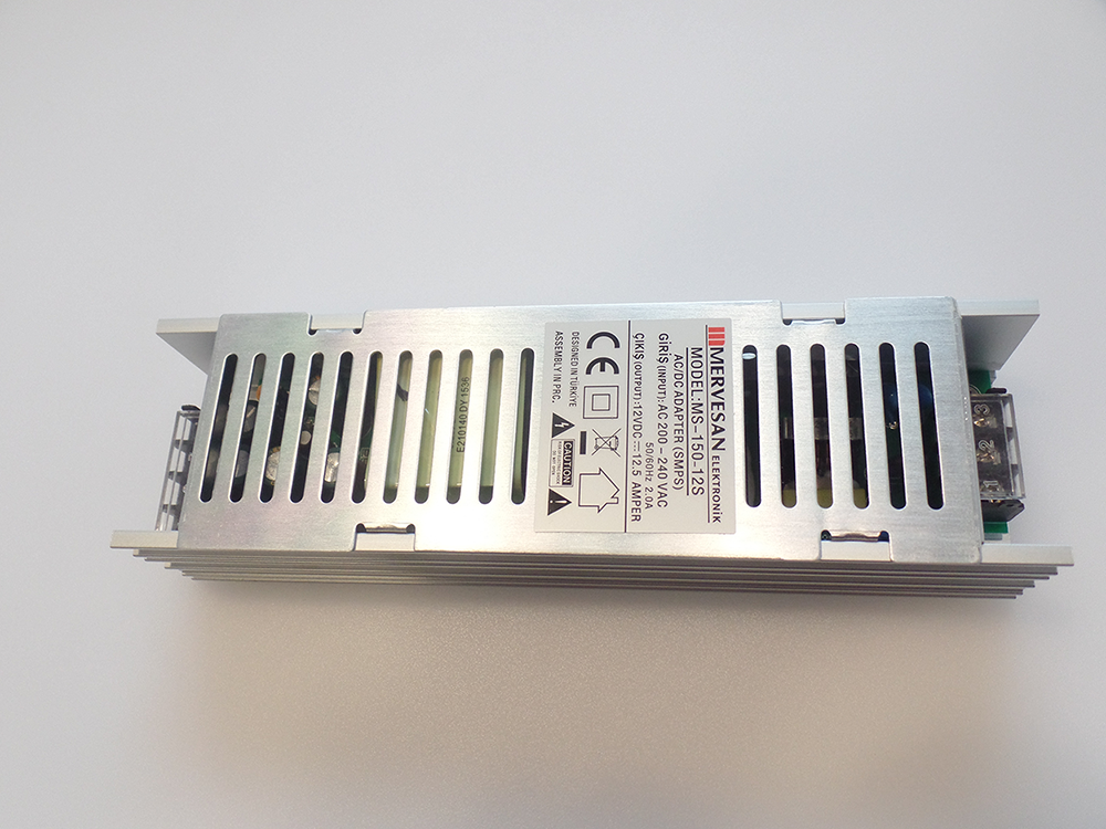 150W 12V DC 12.5A Metal Kasa Slim Güç Kaynağı