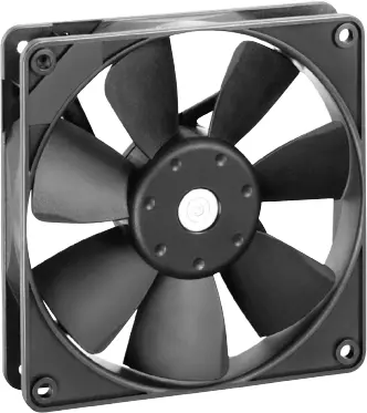 Ebmpapst 4412 FM 12V DC Aksiyal Fan – 119×119×25 mm, 140 m³/h, Bilyalı Yatak