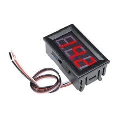 Voltmetre 0.56w 0-30V 3 Telli Kırmızı